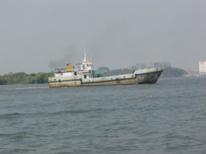 "Deep Sea Fishing Boat in Kochi Harbour"